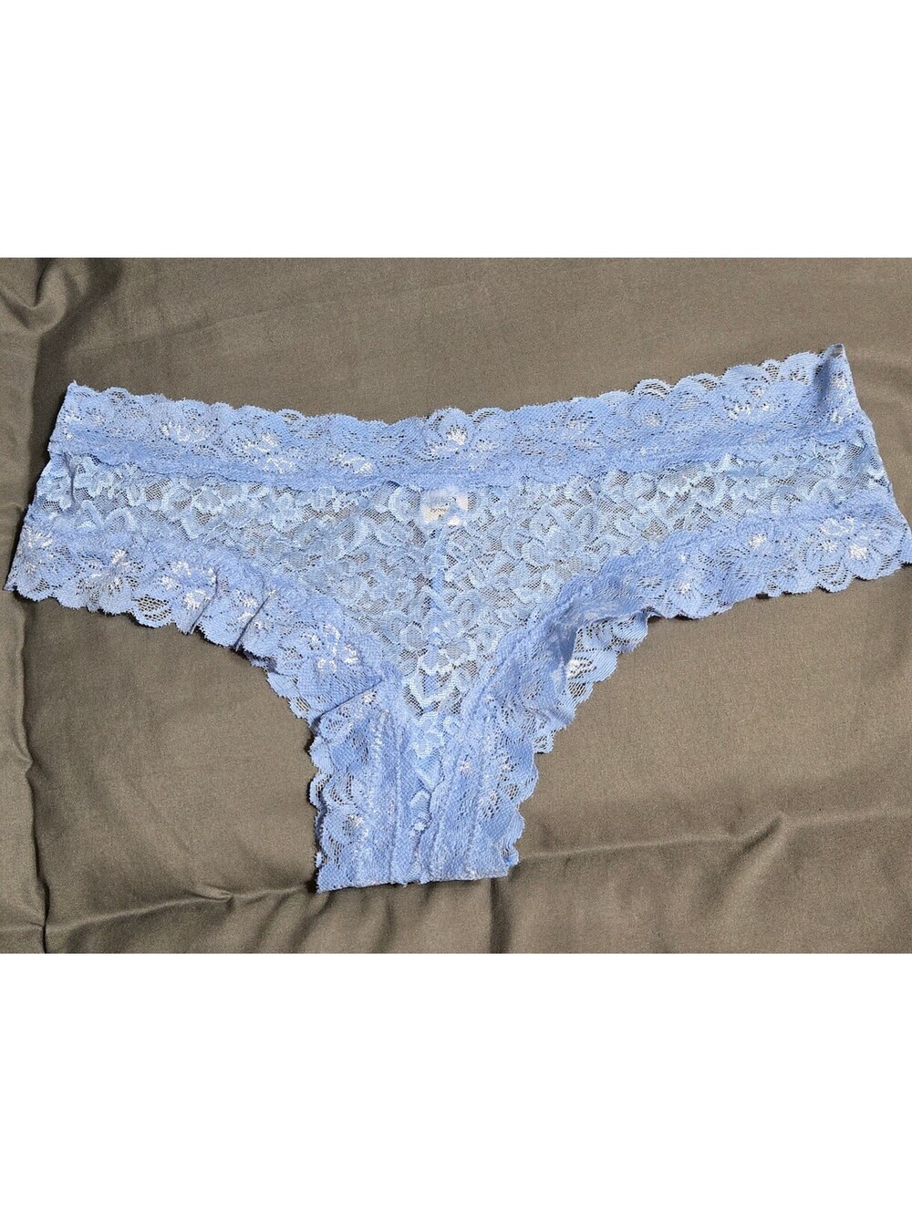 NWOT True by rue21 Blue Floral Lace Cheeky Panties Medium